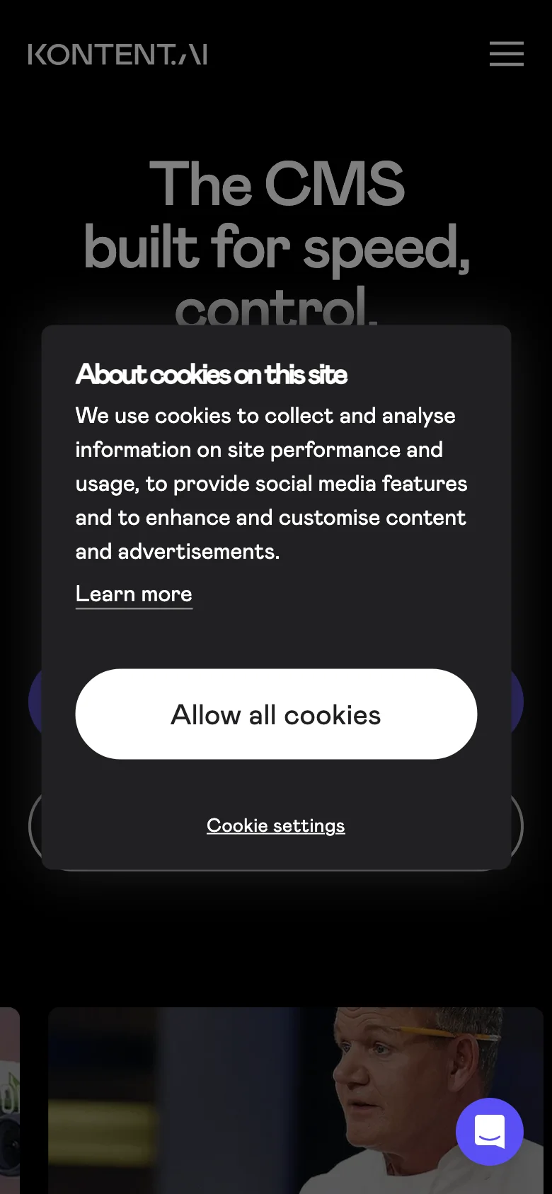 Kontent.ai — Móvil