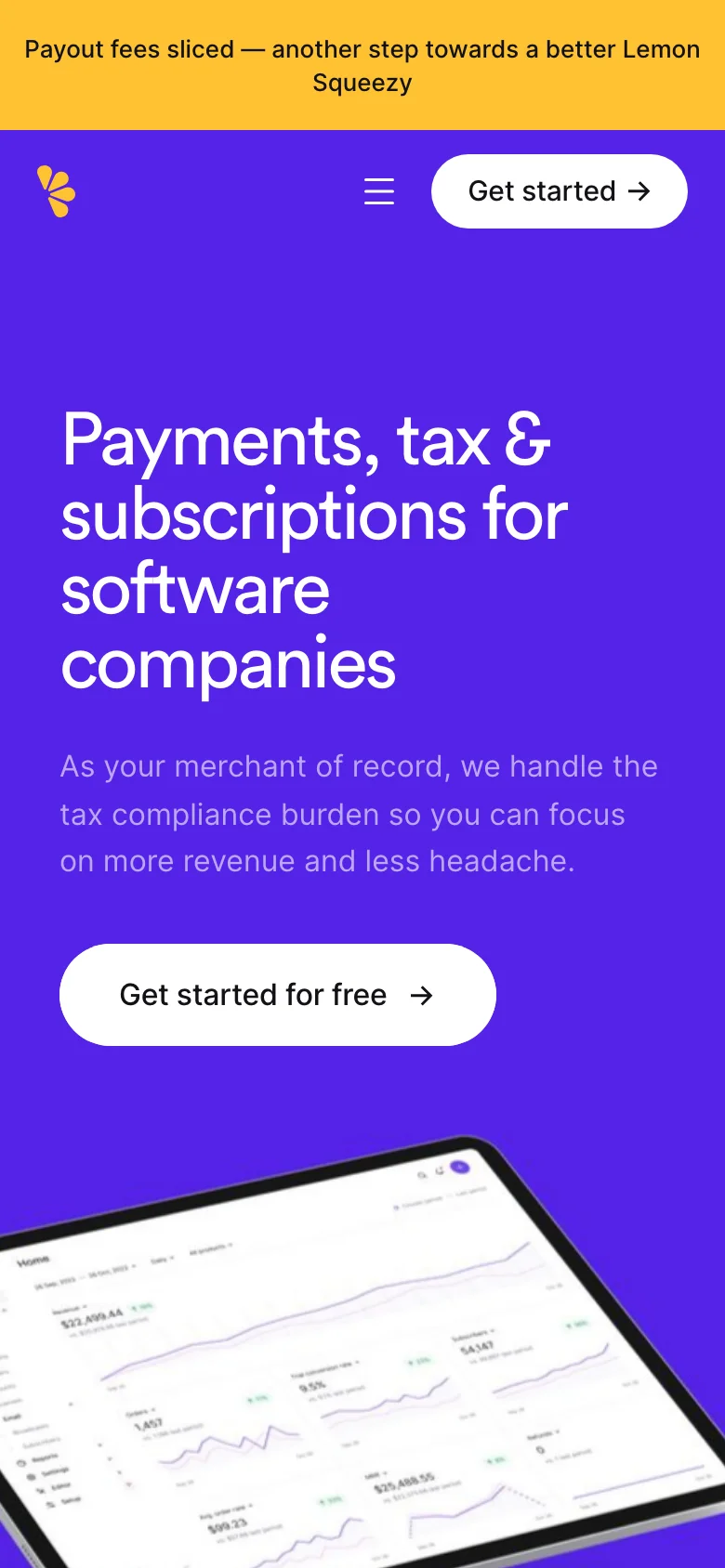 Lemon Squeezy — الجوال