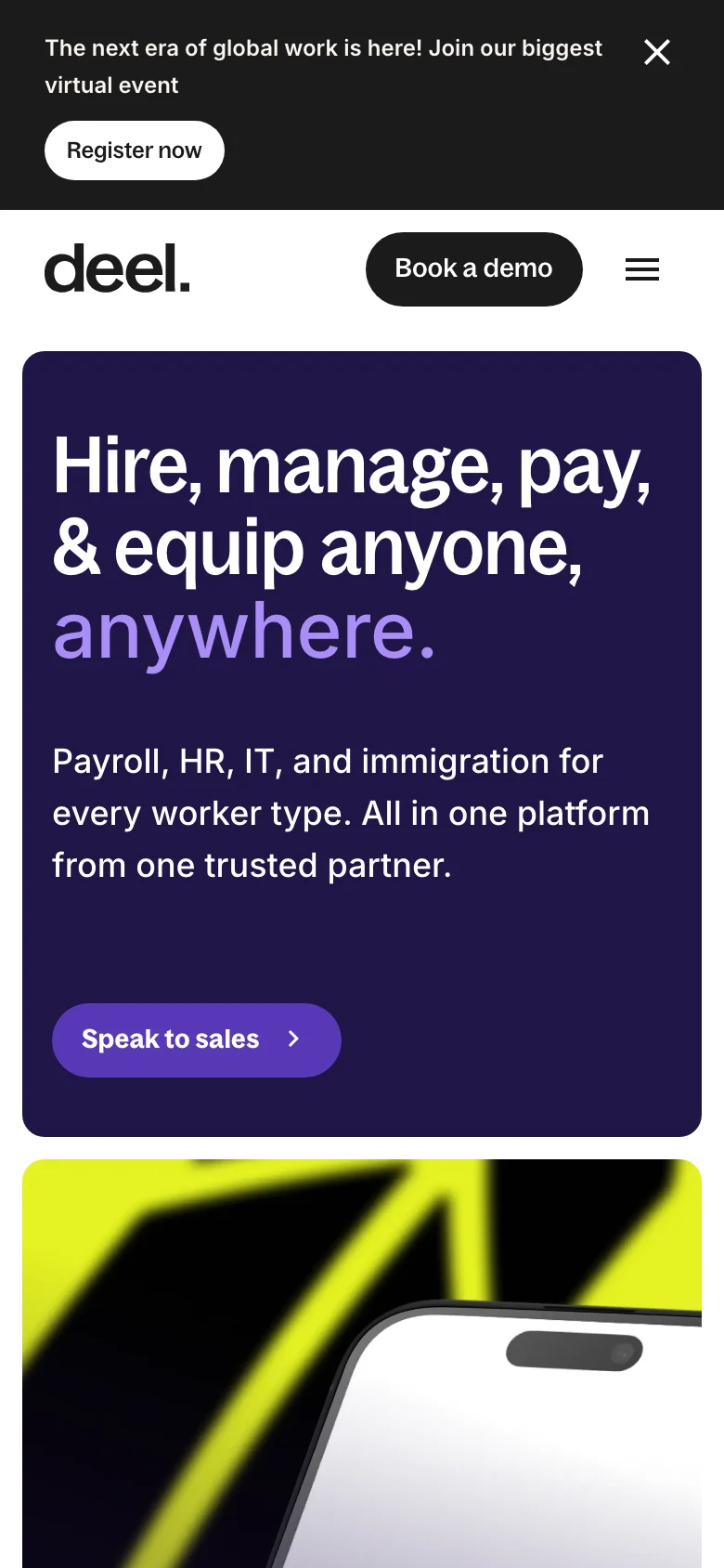 Deel Legal — Móvil