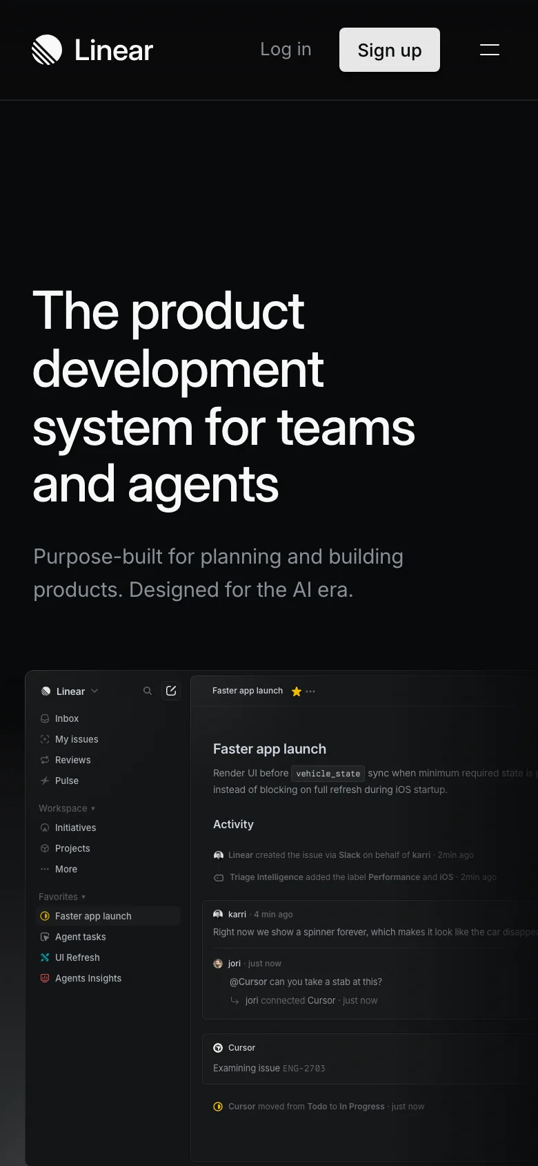 Linear — الجوال