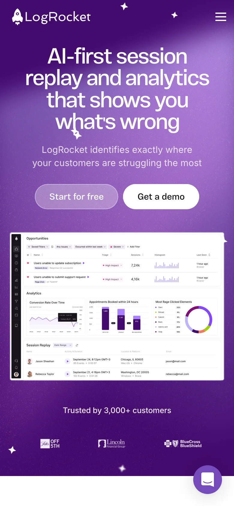 LogRocket — Móvil