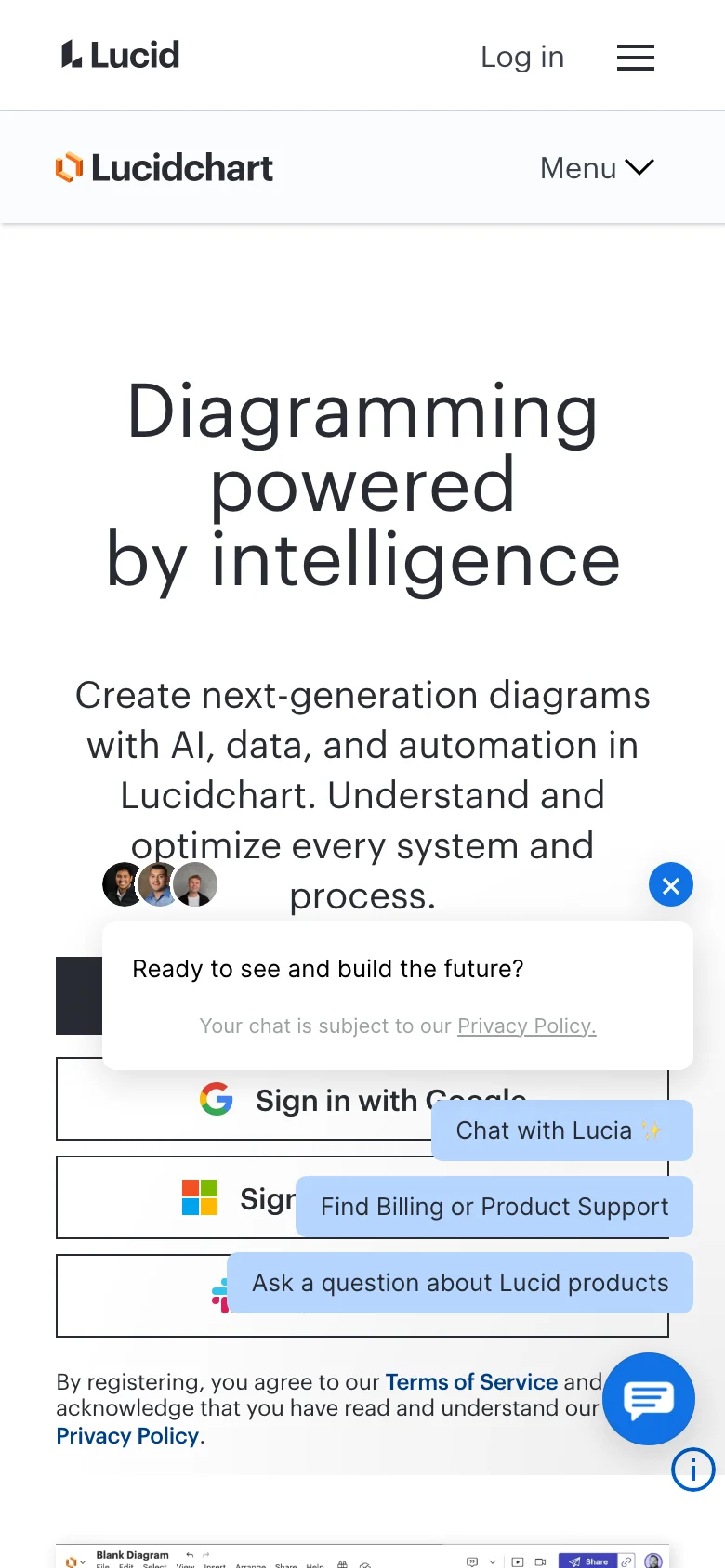 Lucidchart — Móvil