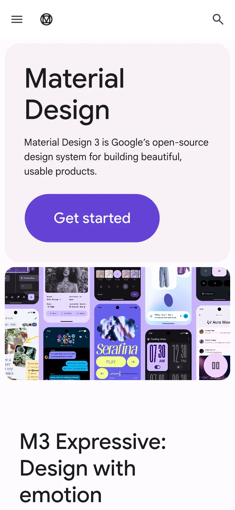 Material Design — Móvil