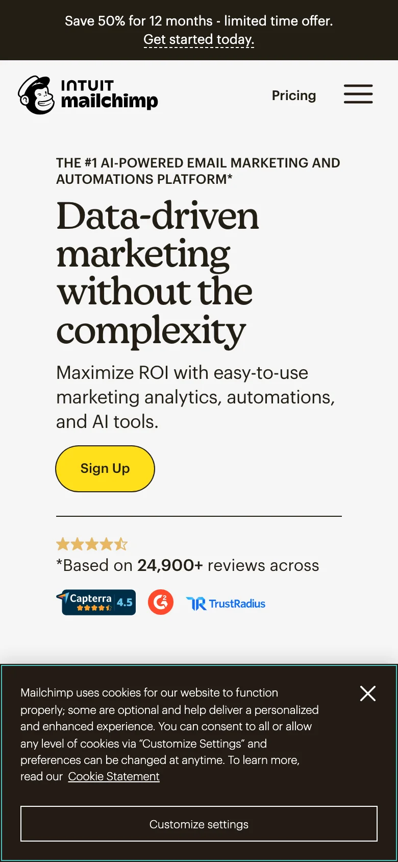 Mailchimp — الجوال