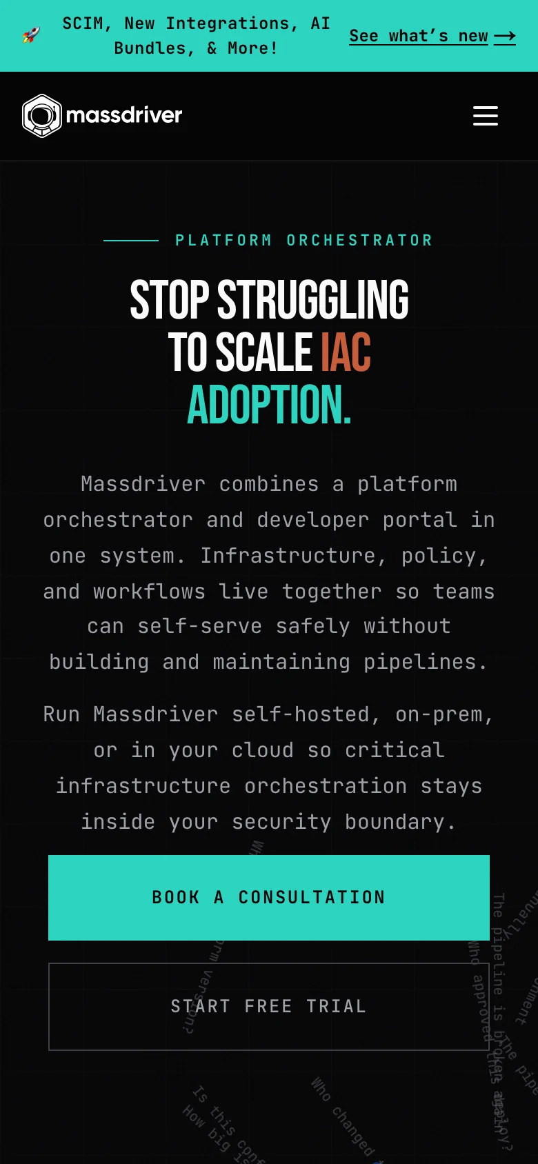 Massdriver — Móvil