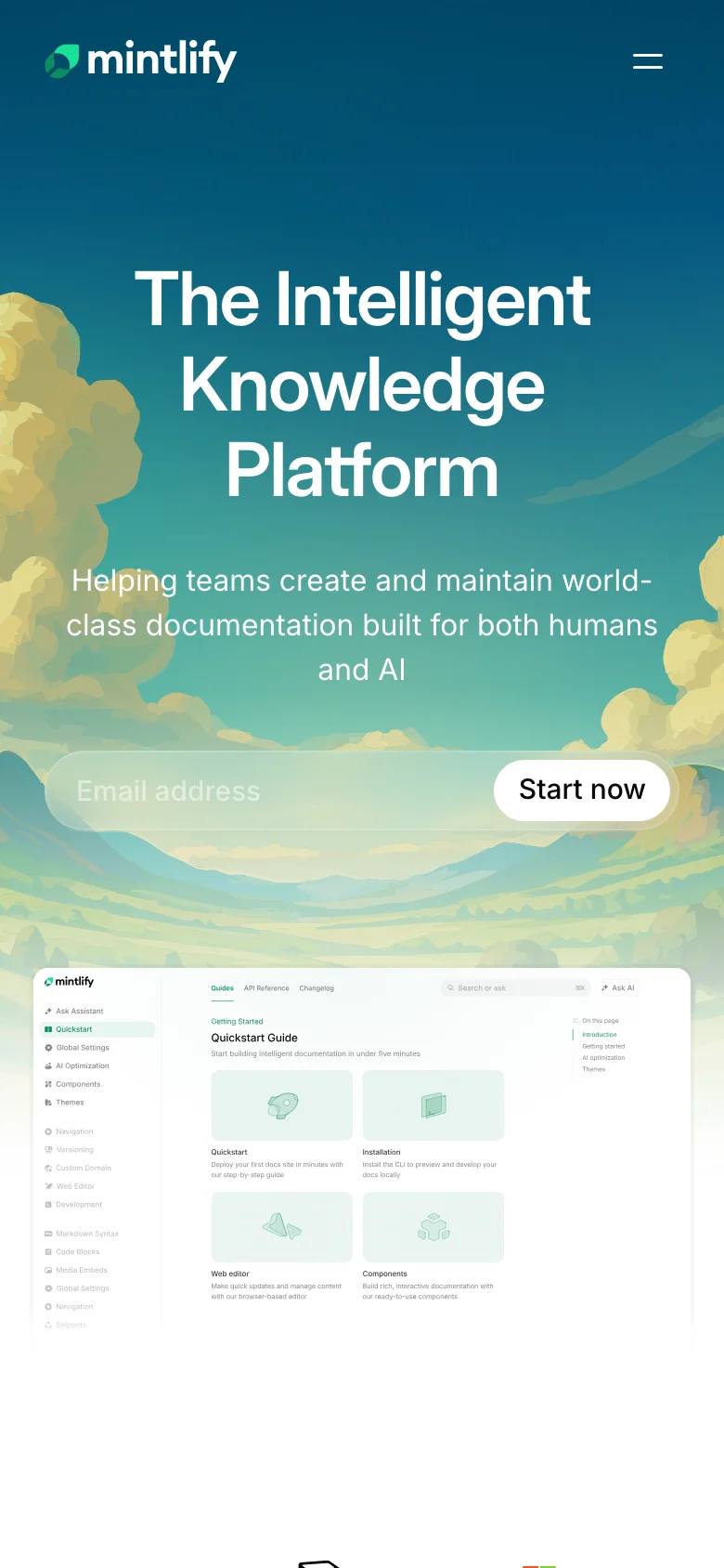 Mintlify — الجوال