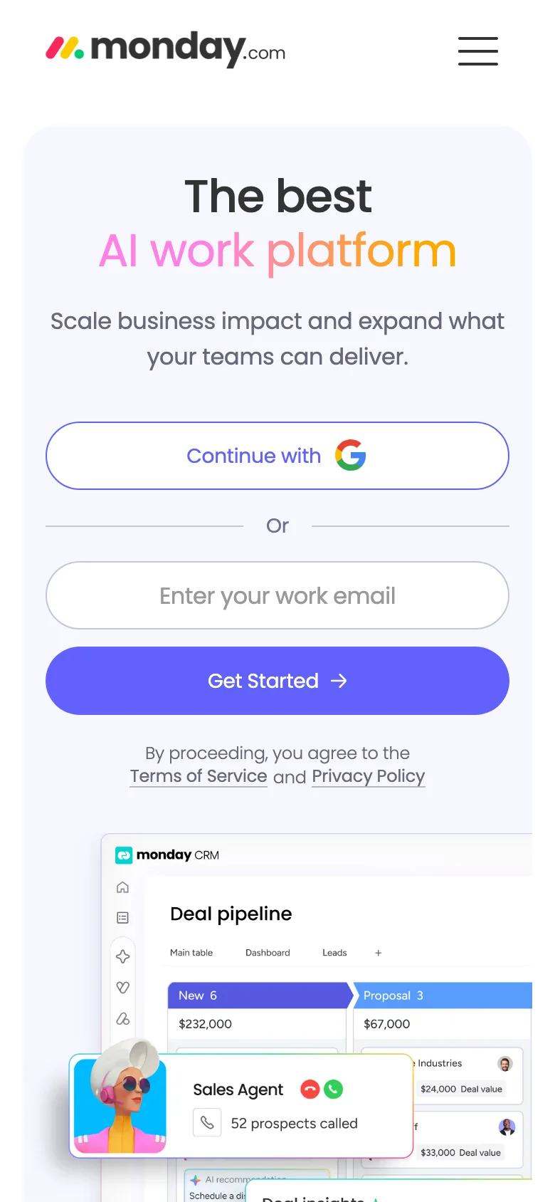 Monday.com — Móvil