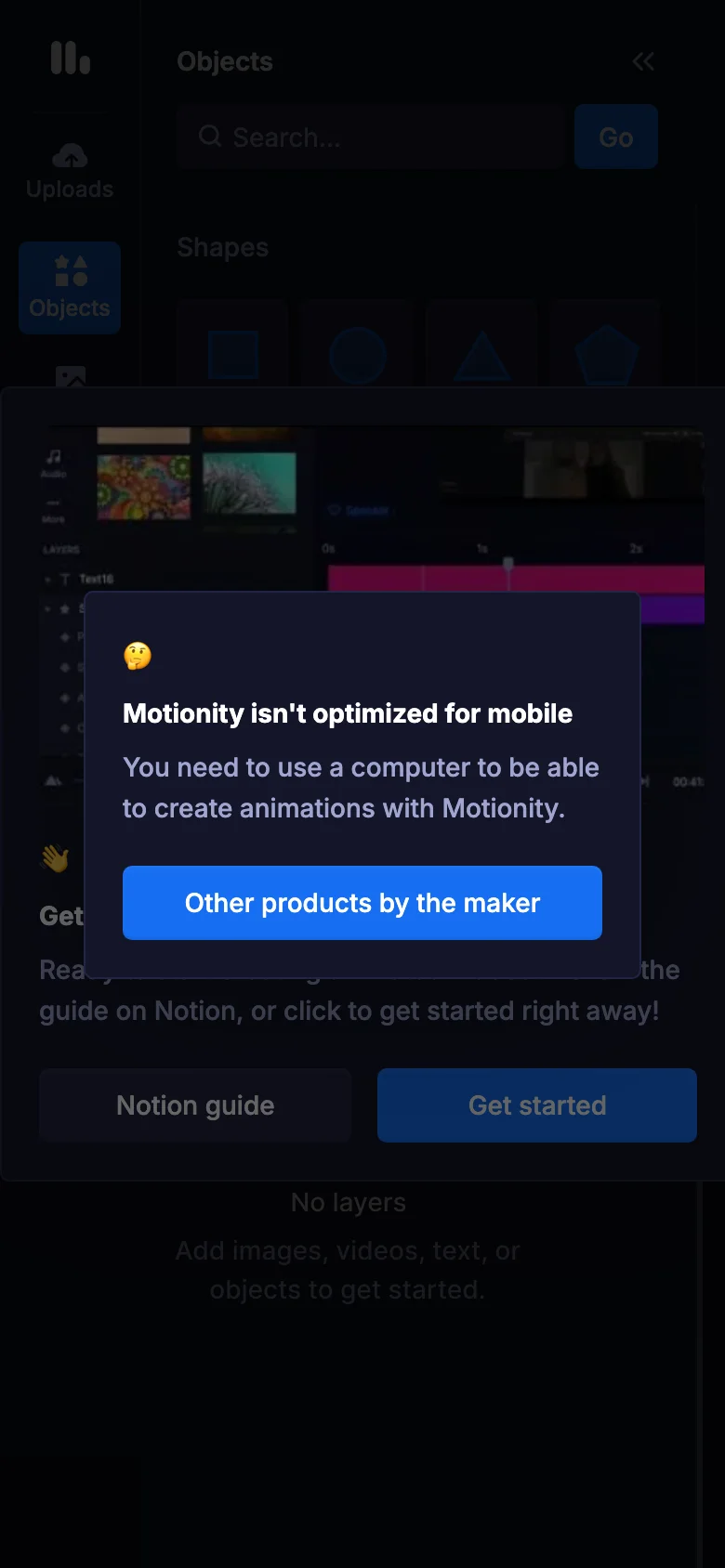 Motionity — Móvil