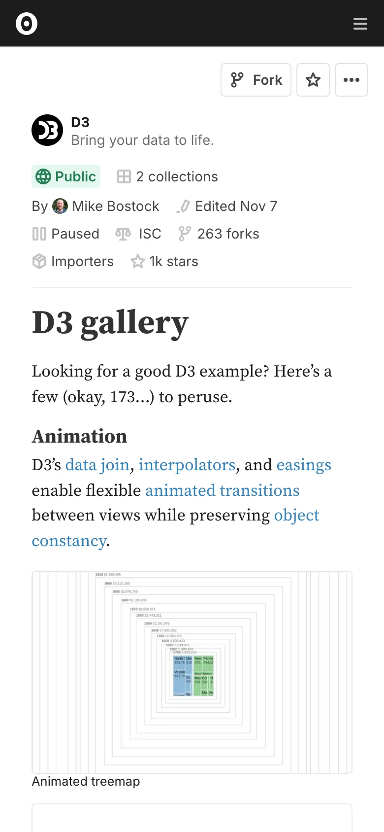 Observable Notebooks — Móvil