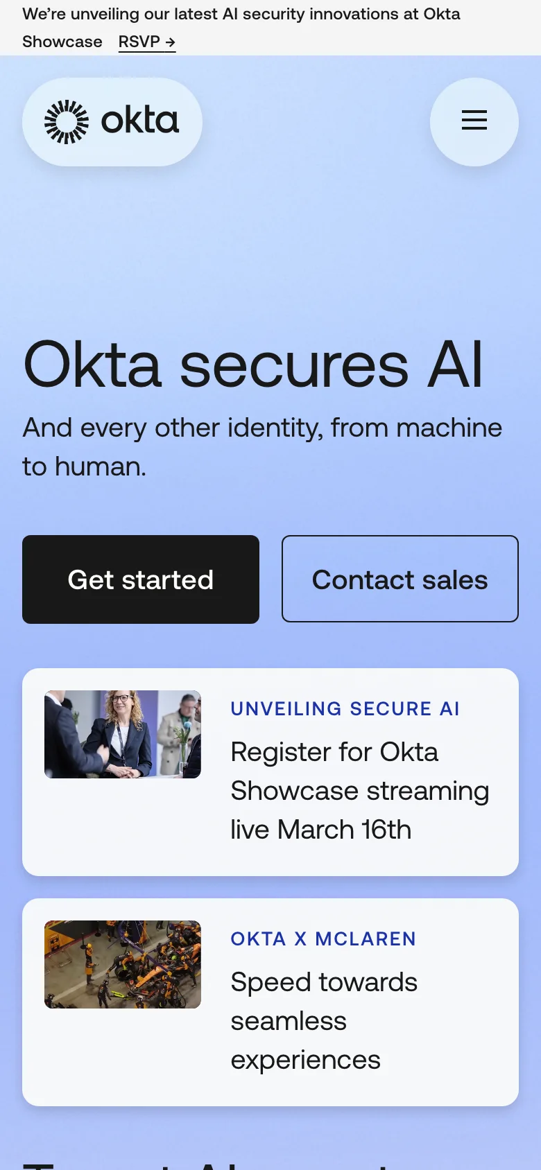 Okta — الجوال