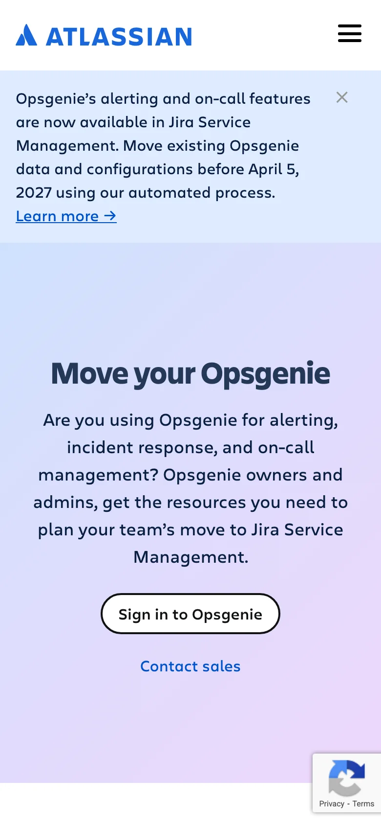 Opsgenie — Móvil