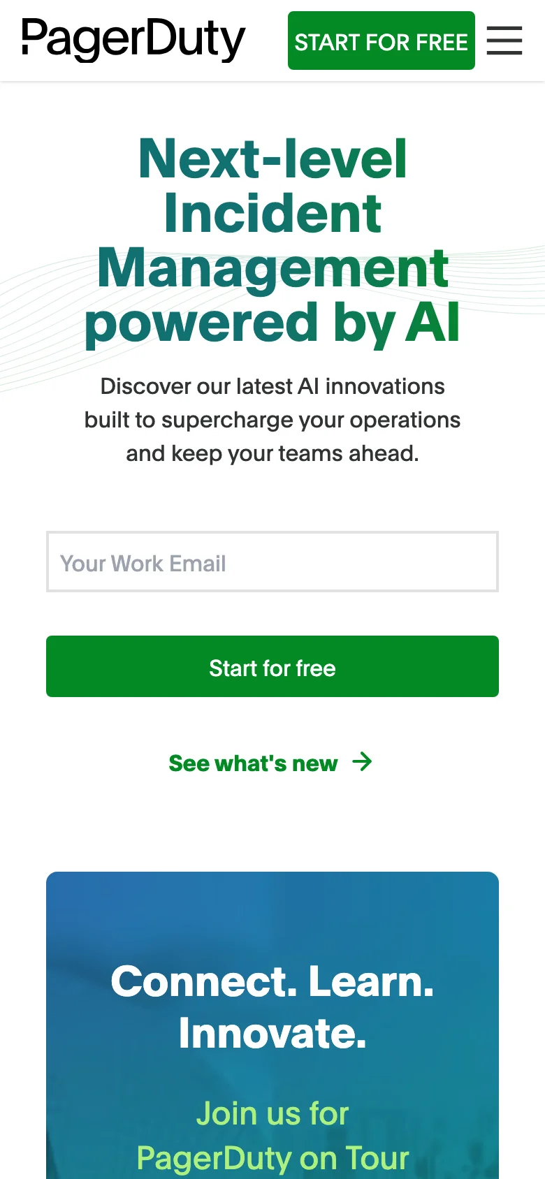 PagerDuty — Móvil