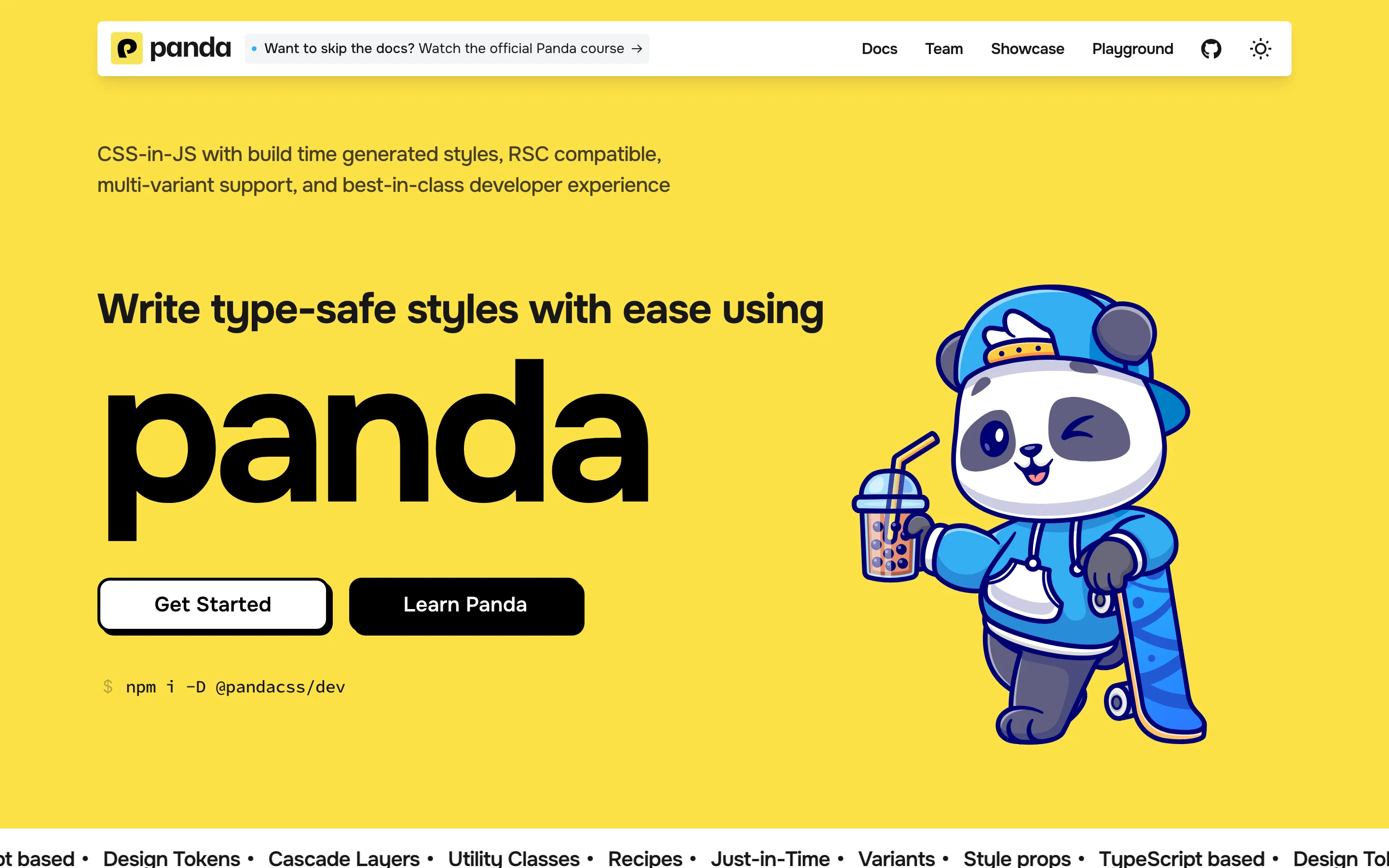 Panda CSS
