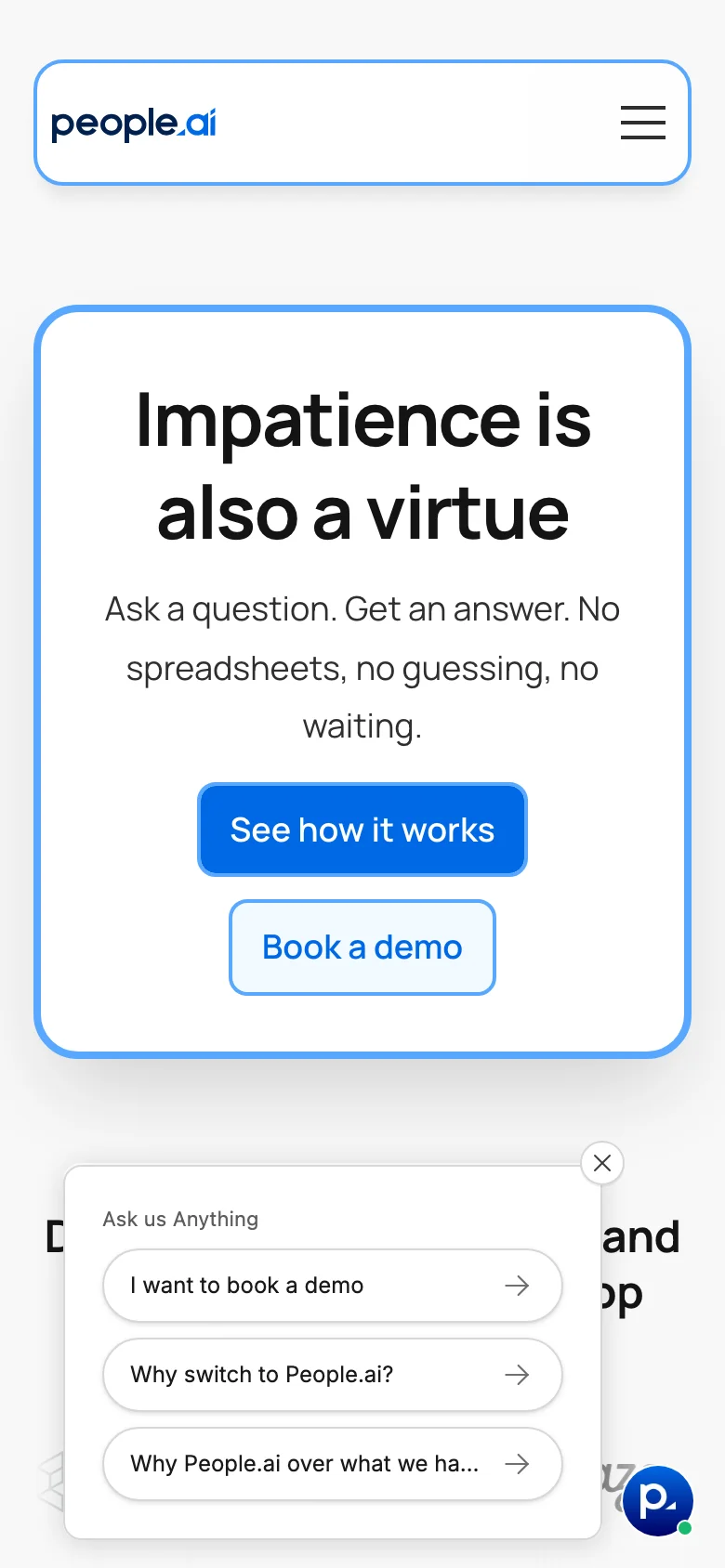 People.ai — Mobile