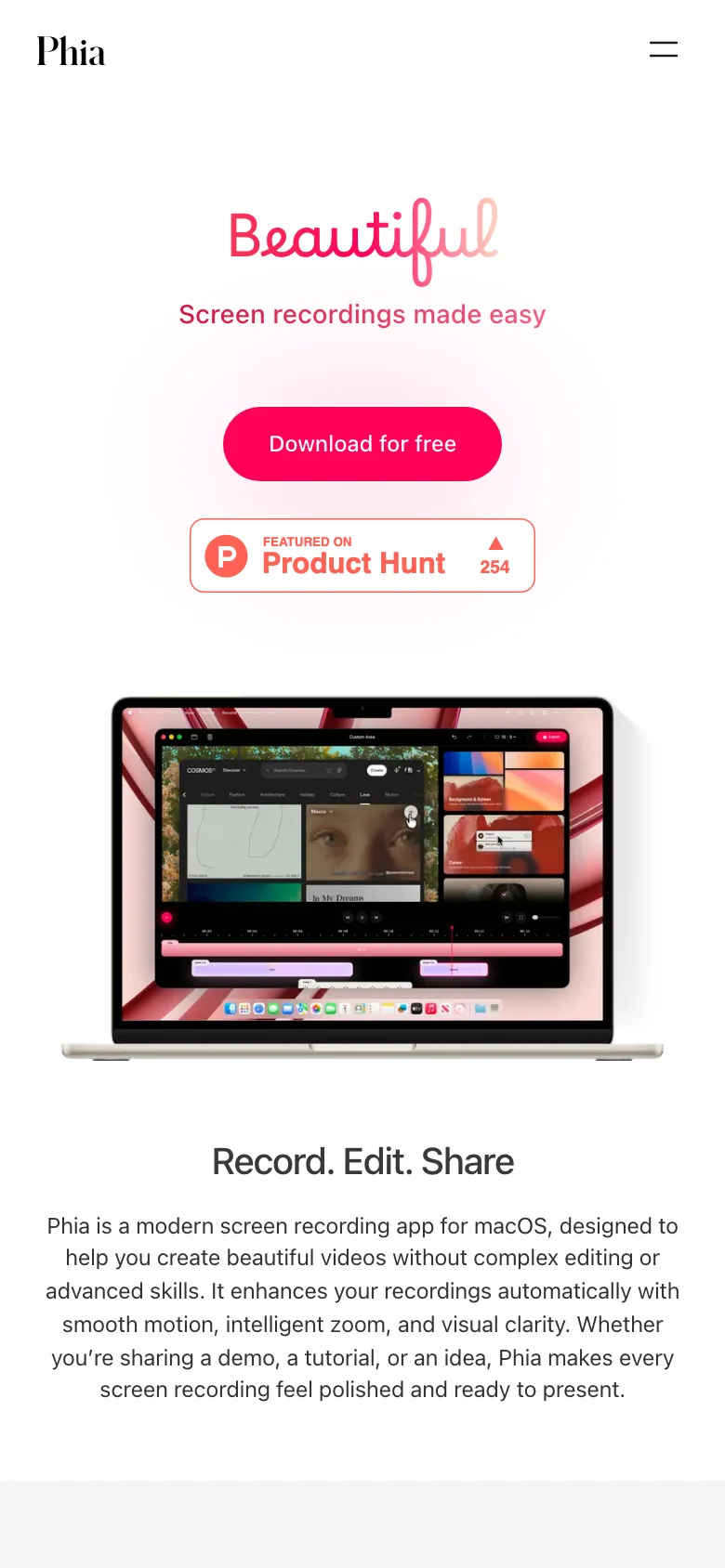 Phia — الجوال