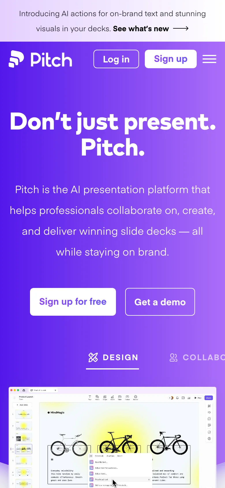 Pitch — الجوال