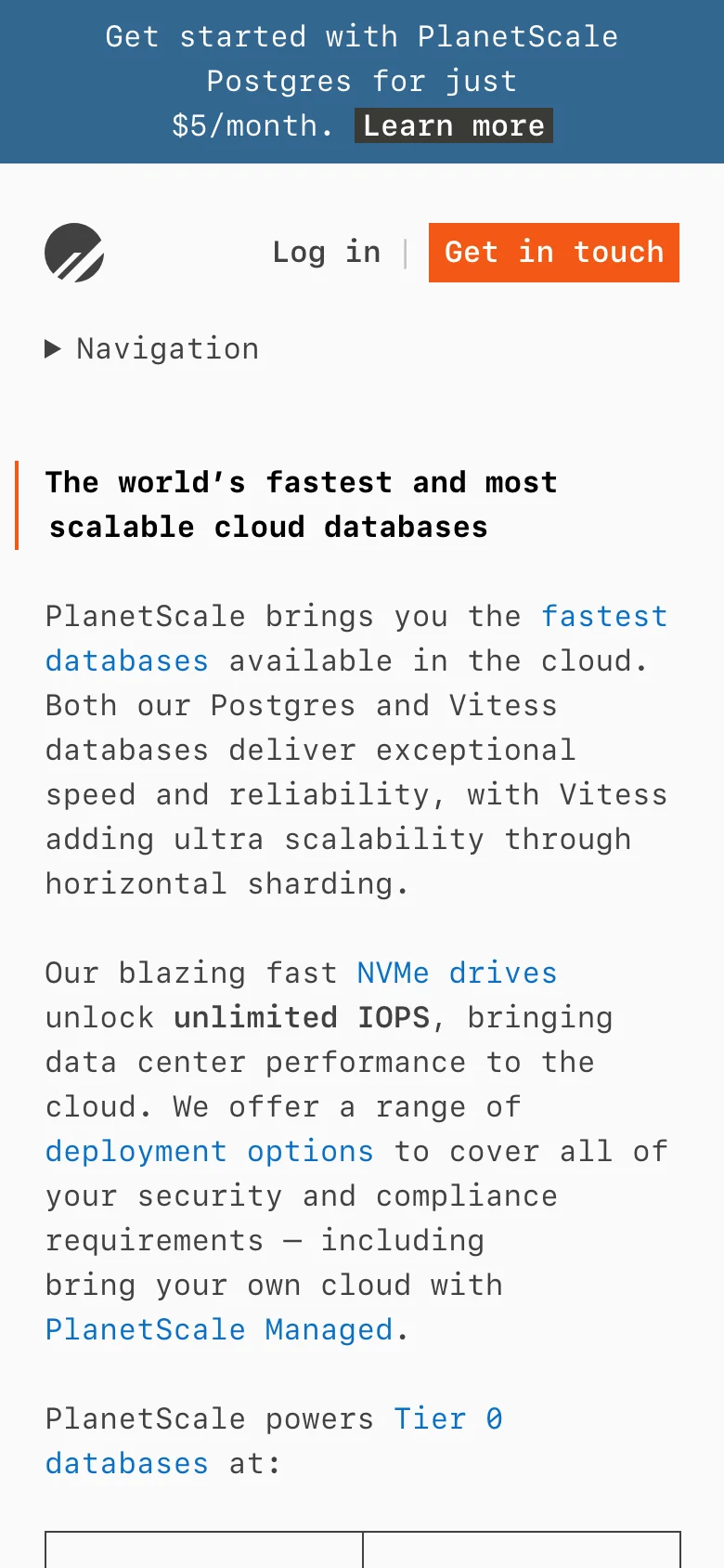 PlanetScale — الجوال