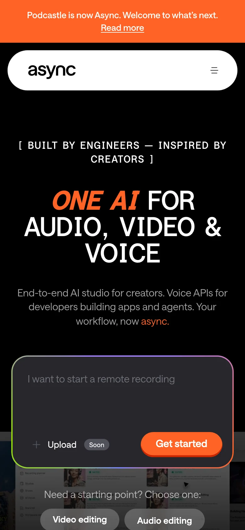 Podcastle — Mobile