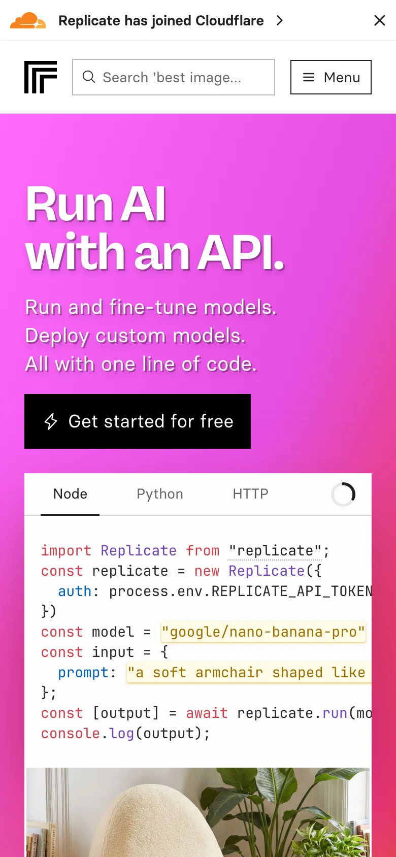 Replicate — الجوال