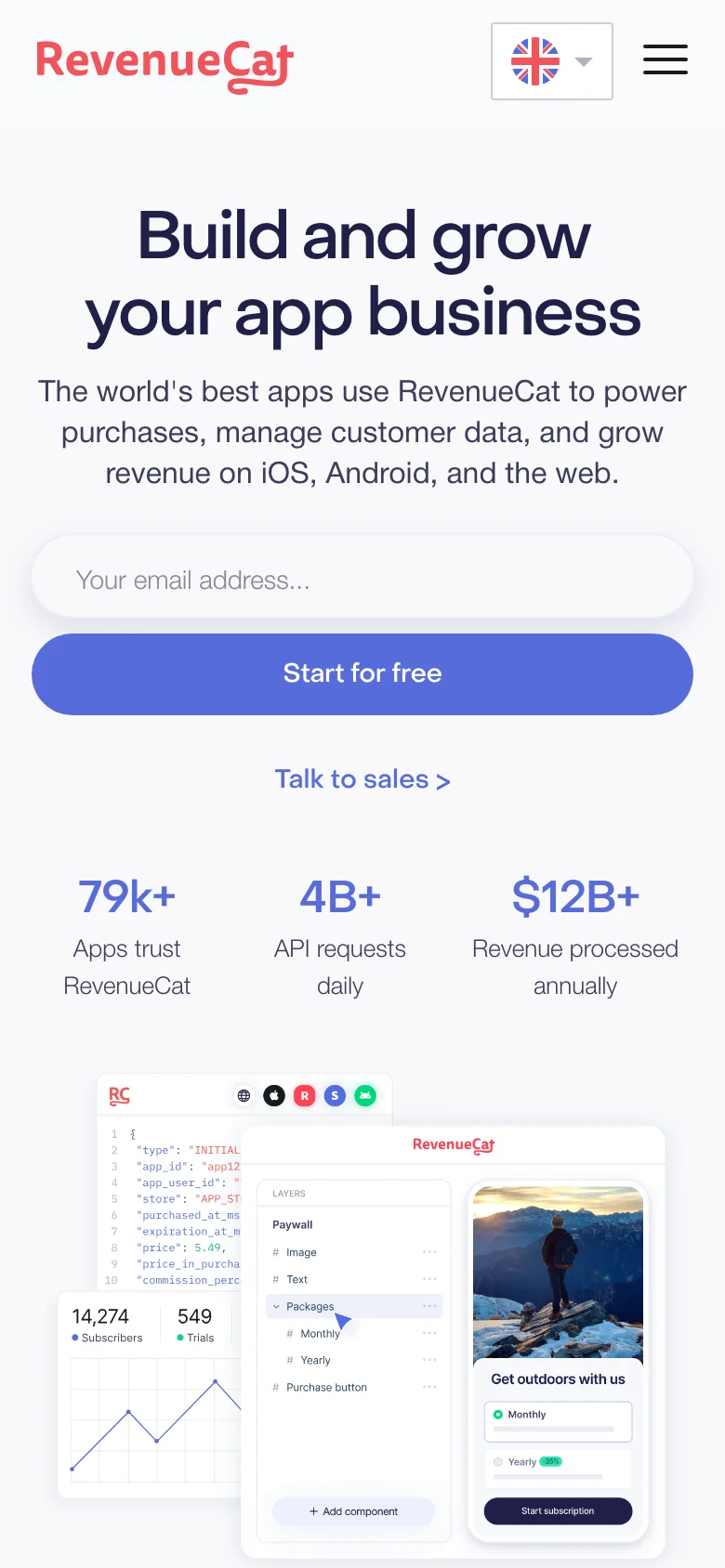 RevenueCat — Móvil