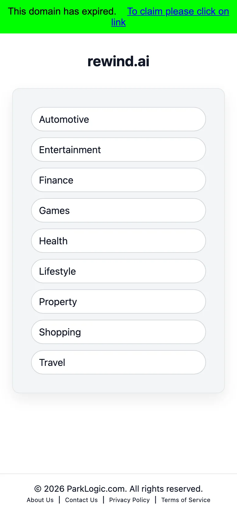 Rewind AI — Mobile