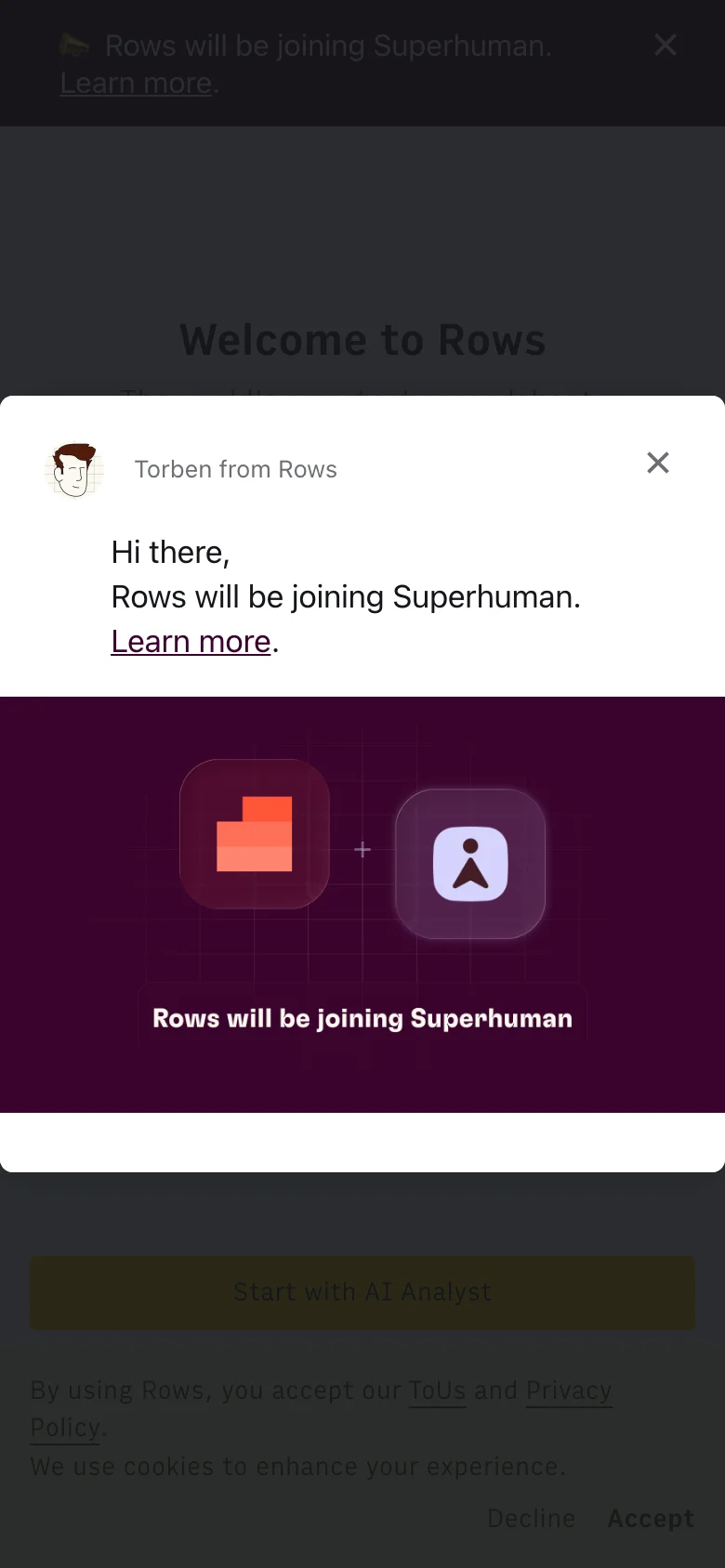 Rows — الجوال