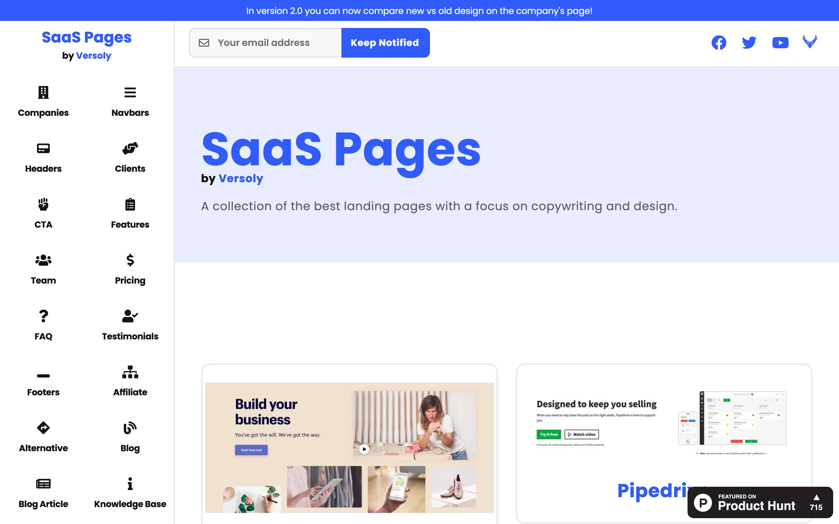 SaaS Pages
