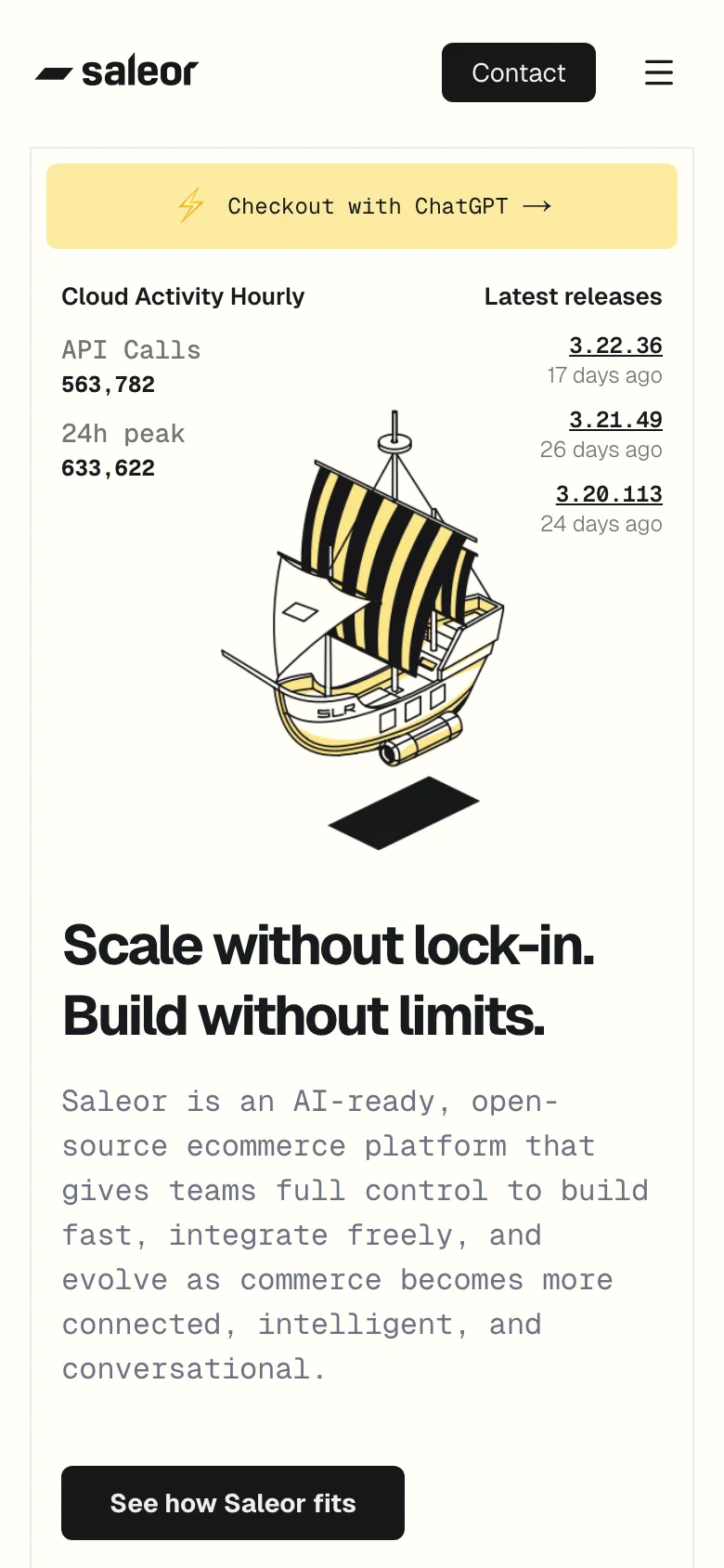 Saleor — Mobile