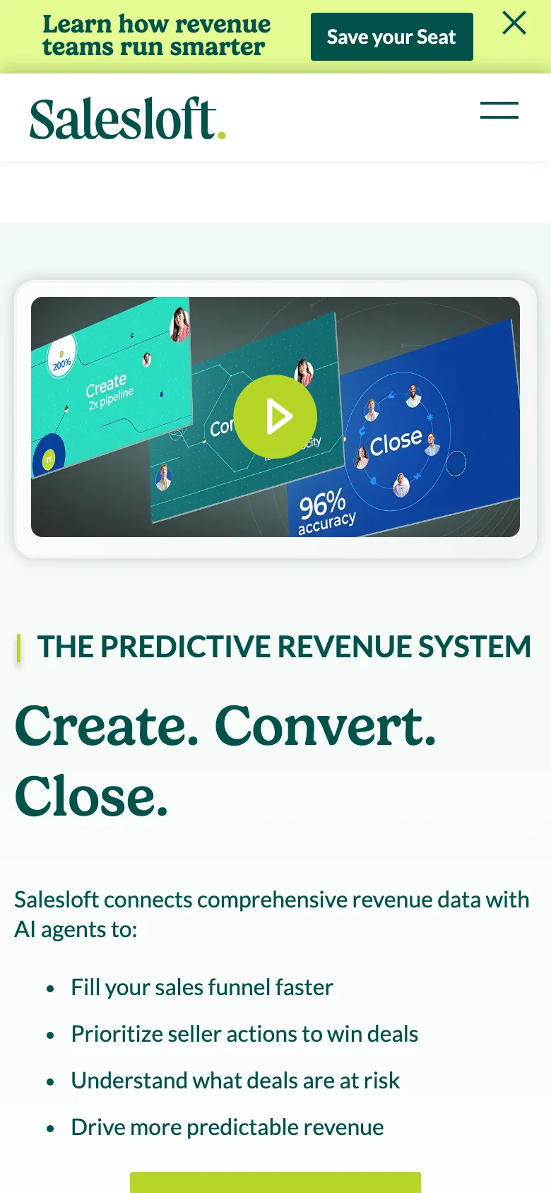 Salesloft — Móvil