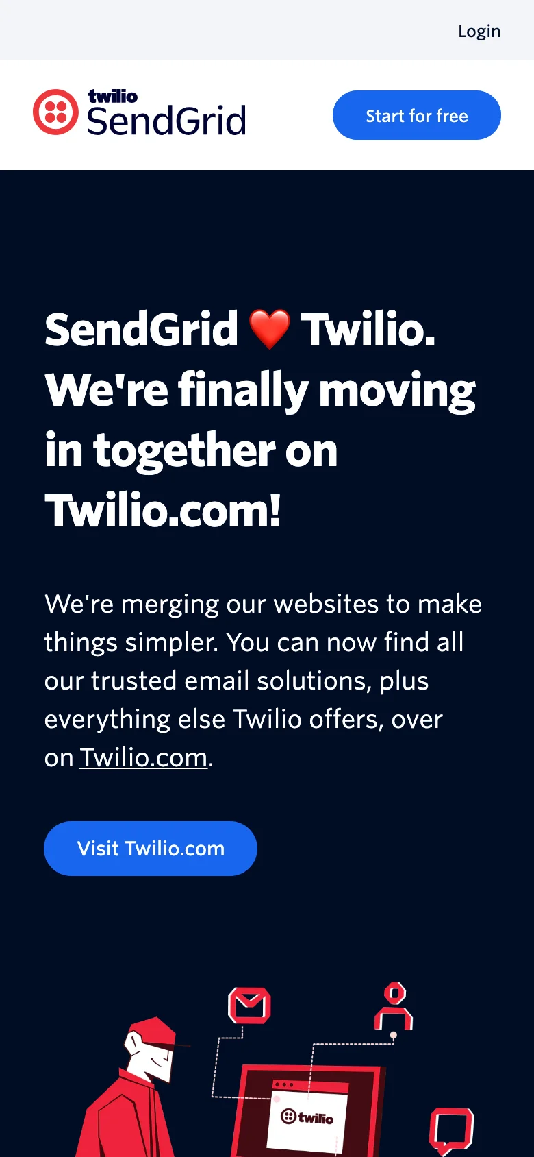 SendGrid — Móvil
