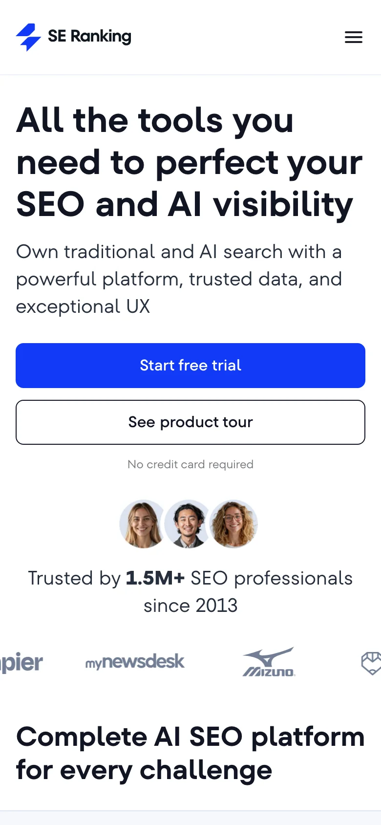 SE Ranking — Mobile