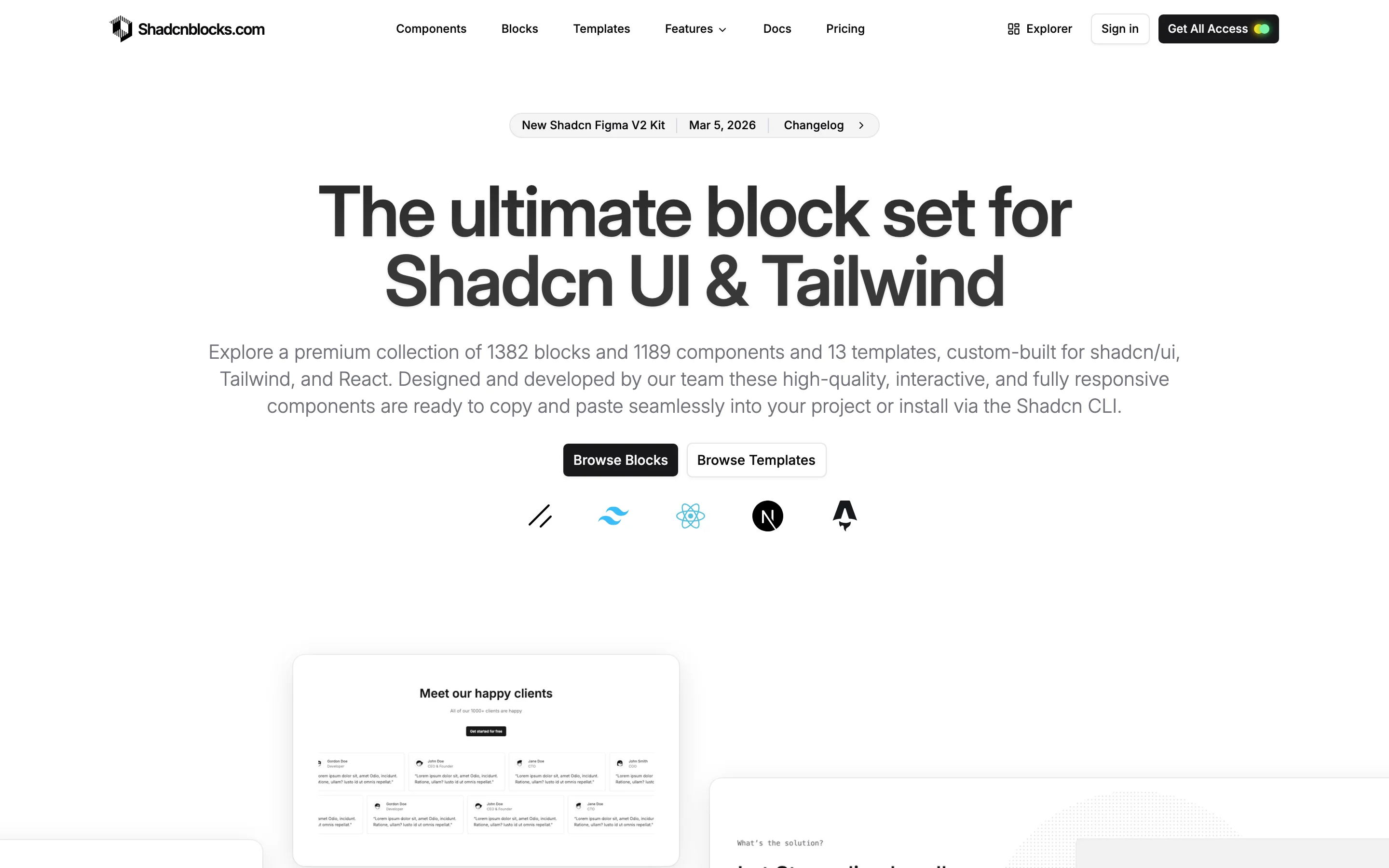 Shadcnblocks