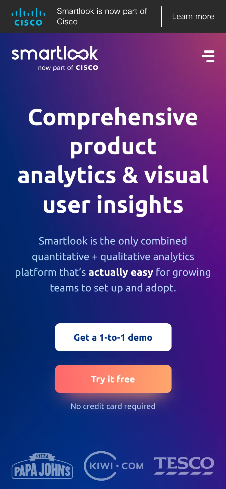 Smartlook — Móvil