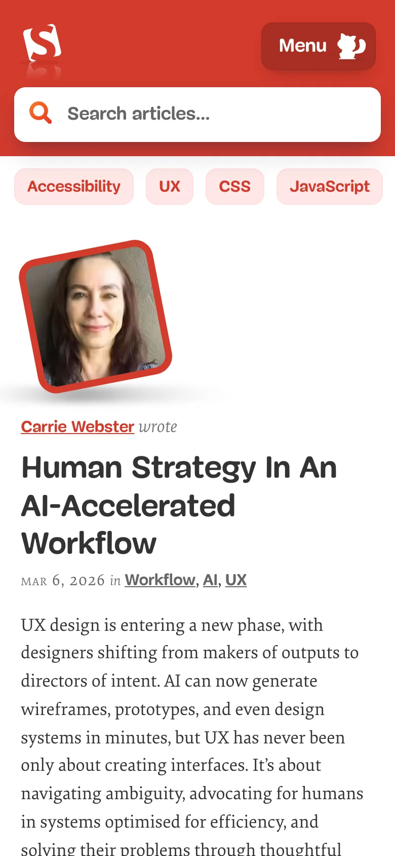 Smashing Magazine — Móvil