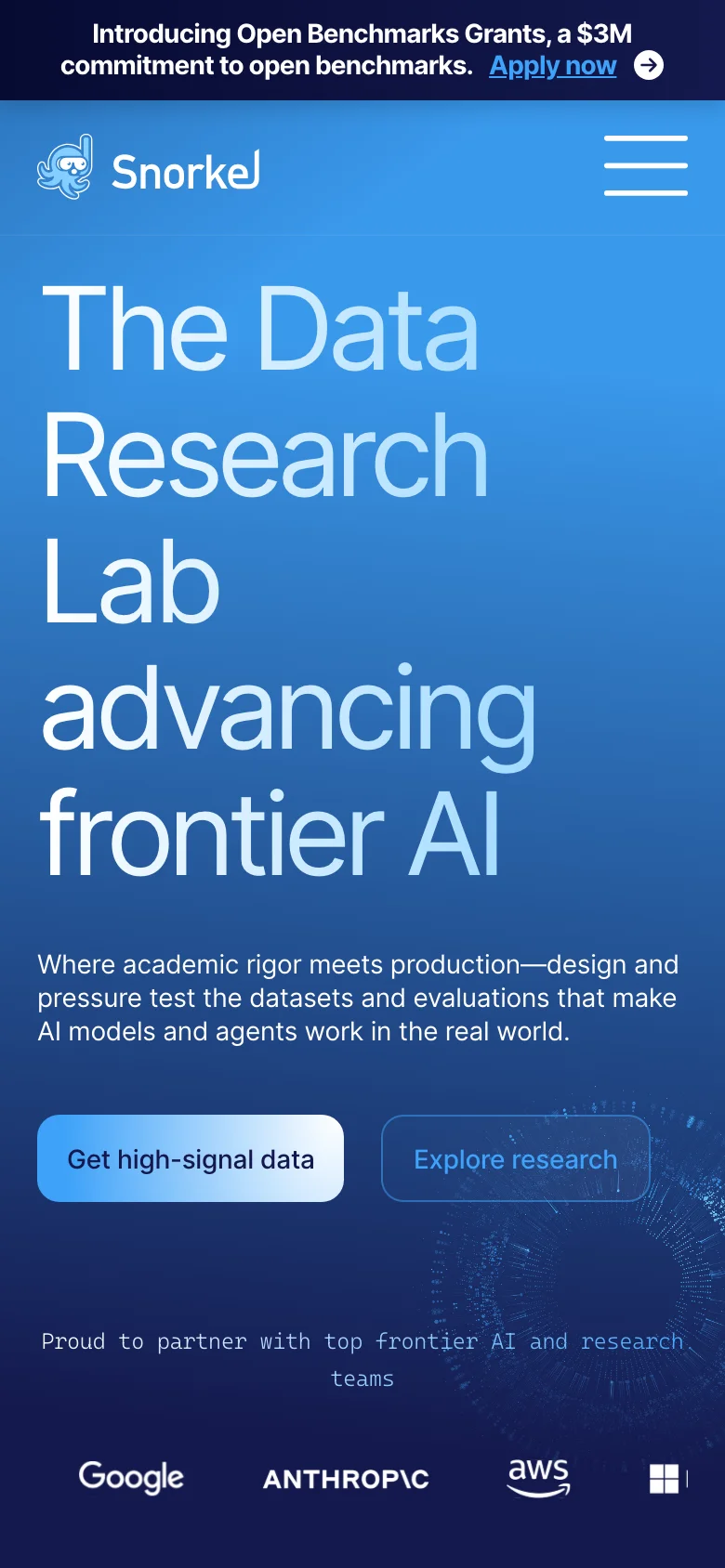 Snorkel AI — Mobile
