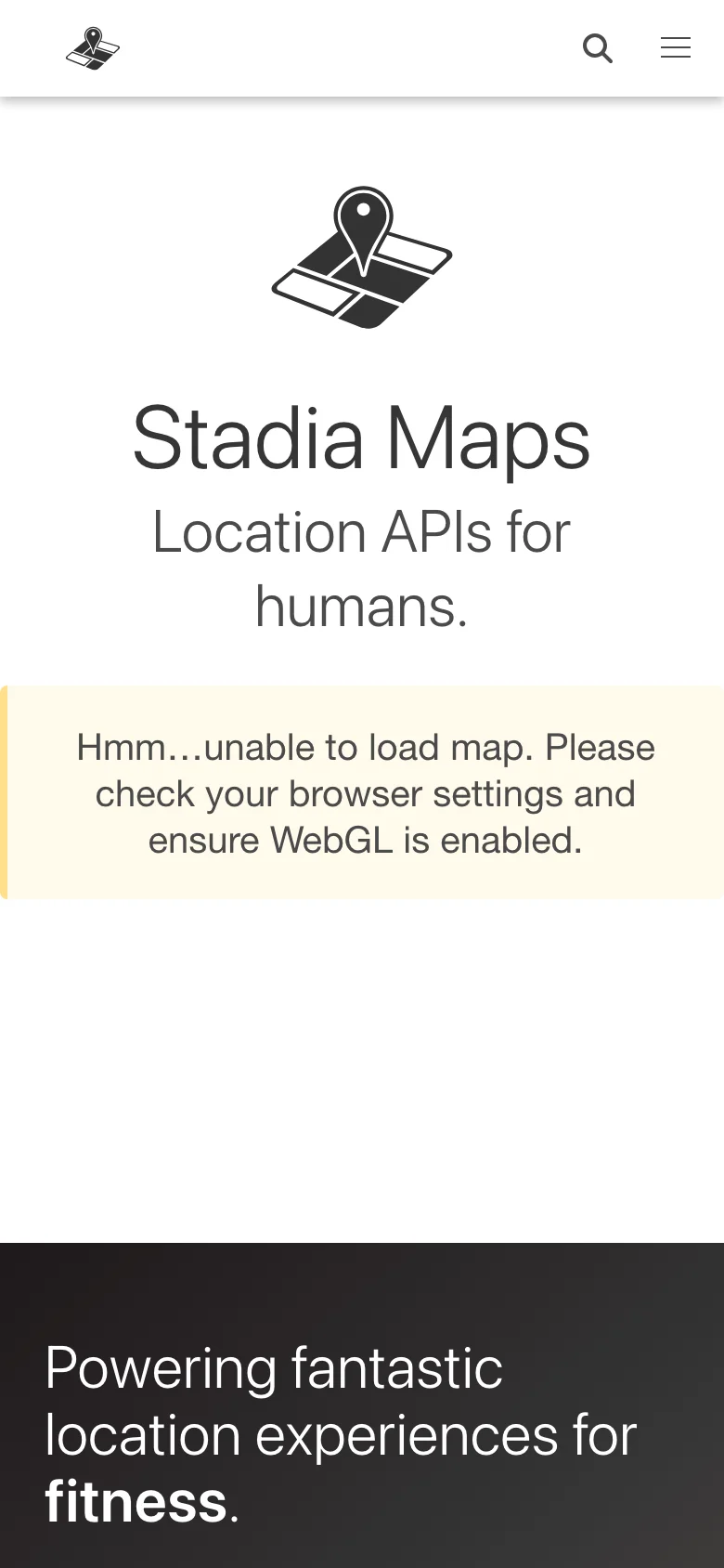 Stadia Maps — Móvil