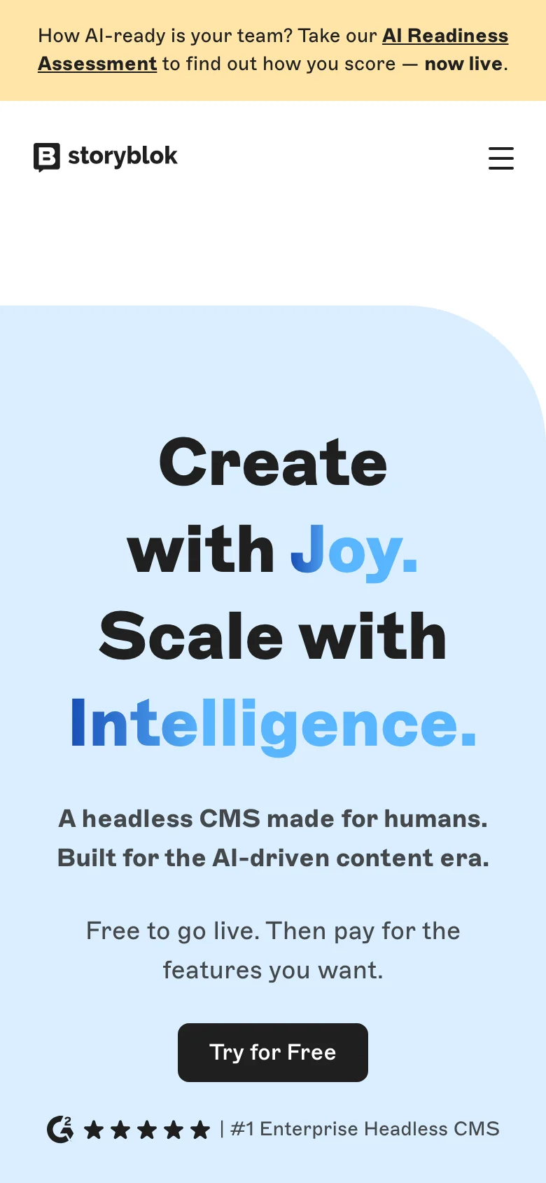 Storyblok — الجوال