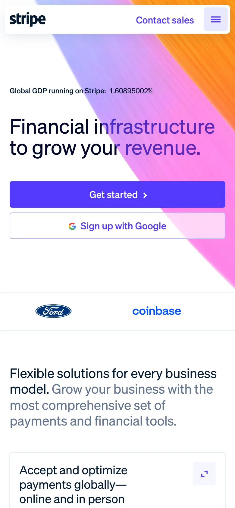 Stripe — الجوال