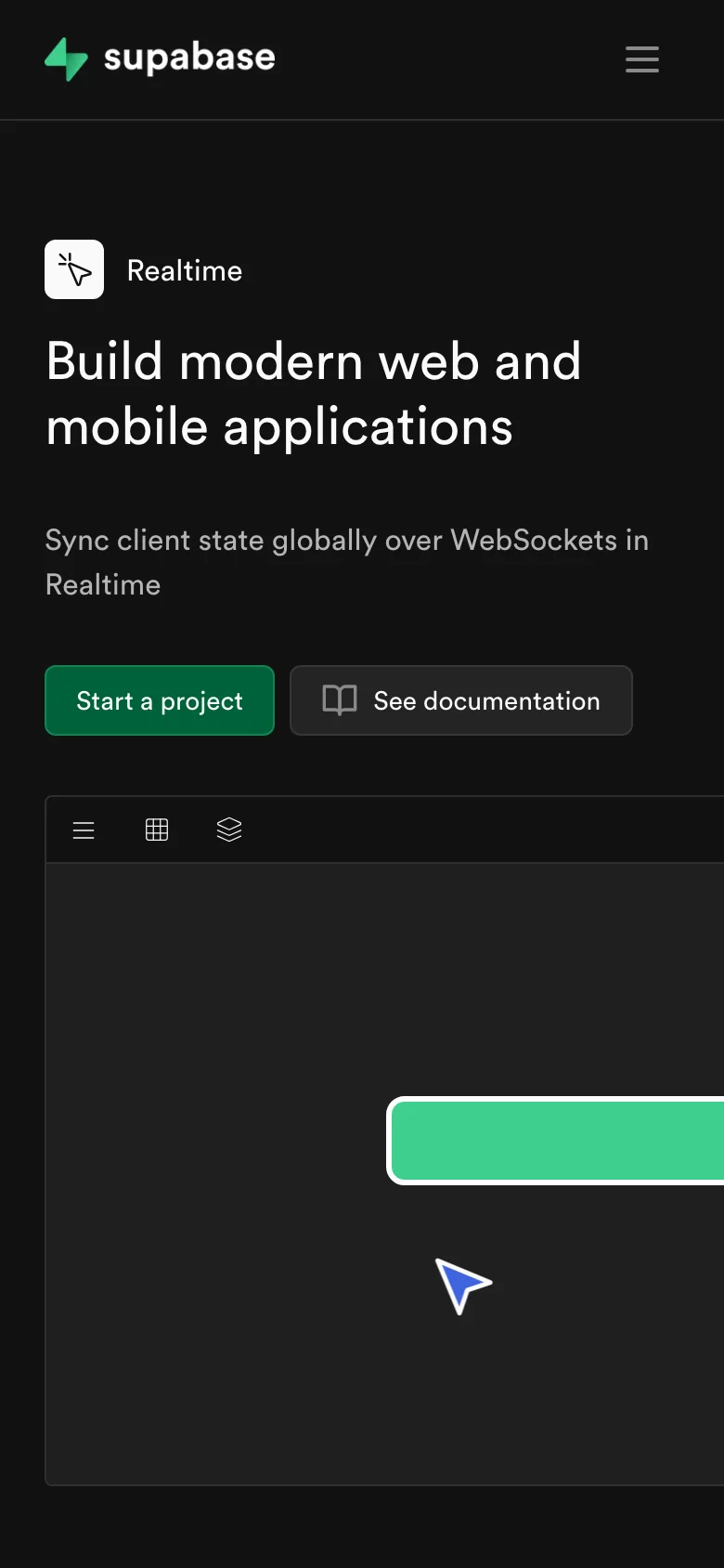 Supabase Realtime — Móvil