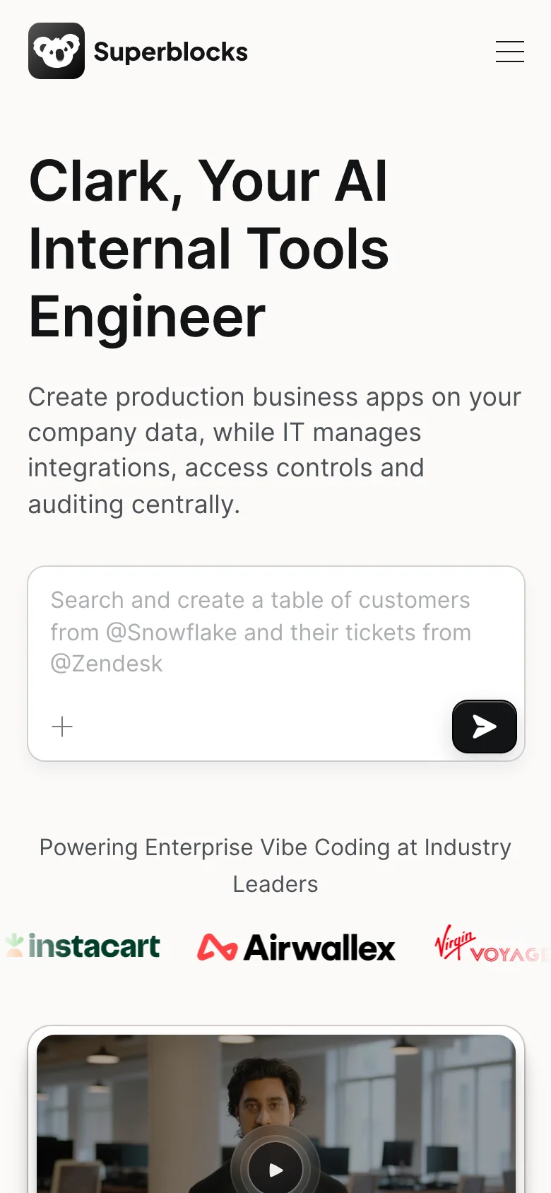 Superblocks — Móvil