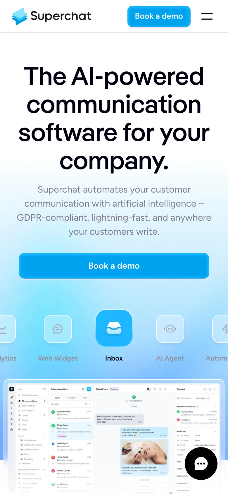 Superchat — الجوال