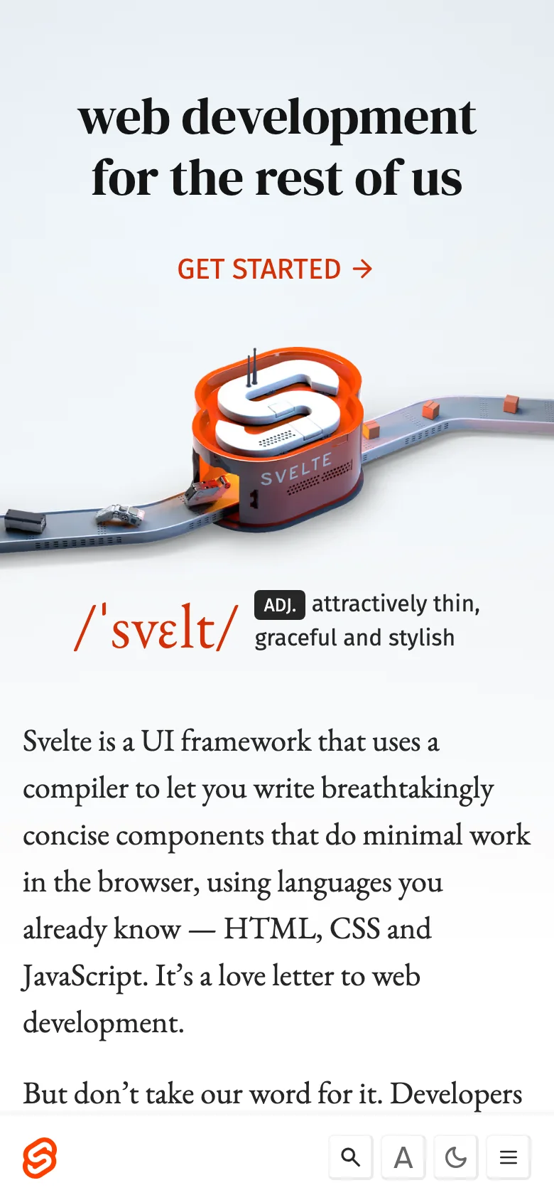 SvelteKit — Mobile