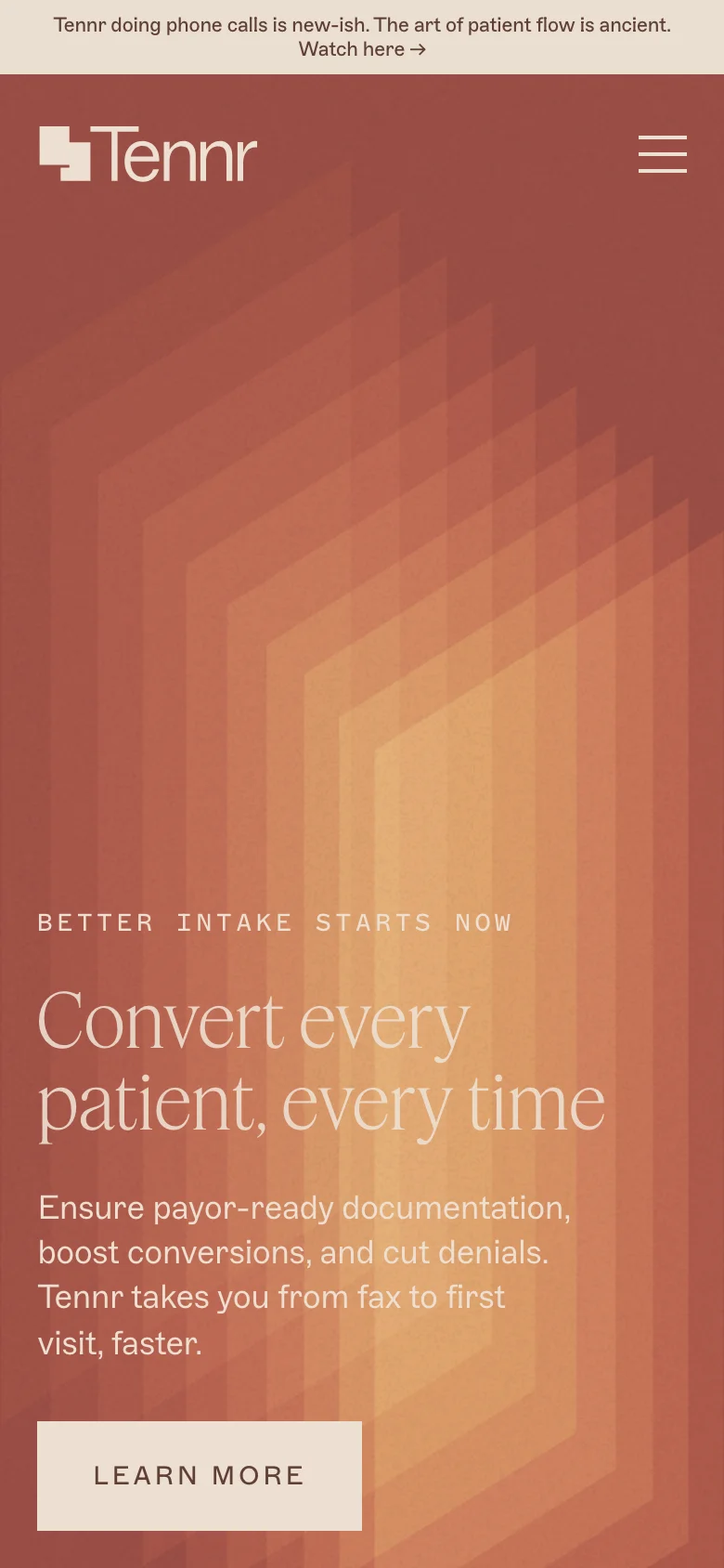 Tennr — الجوال