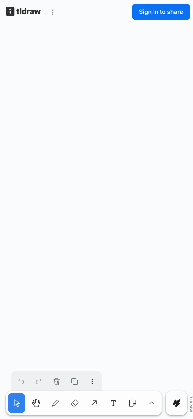 tldraw — Móvil