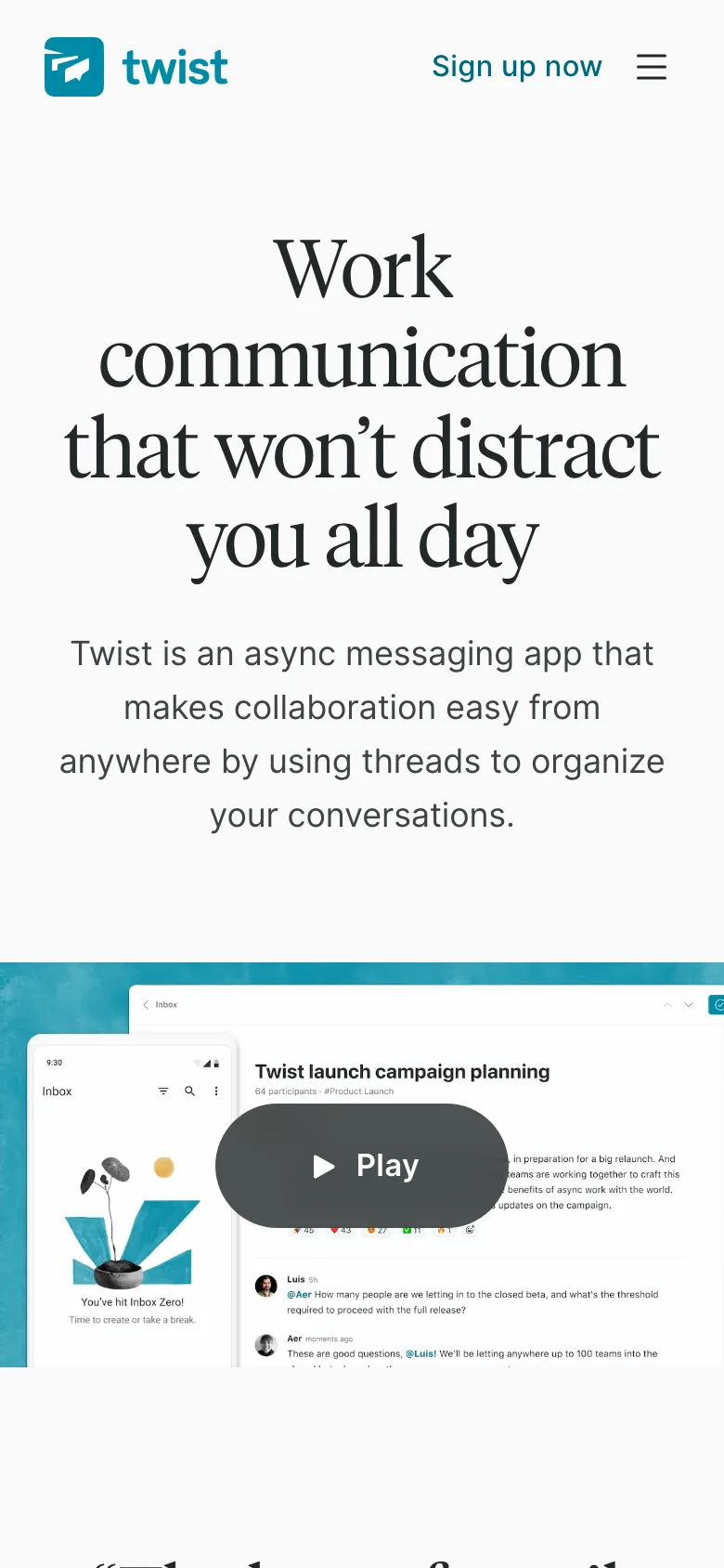 Twist — Móvil