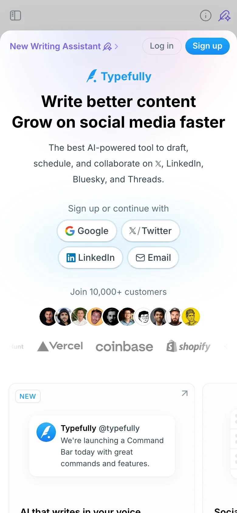 Typefully — Mobile