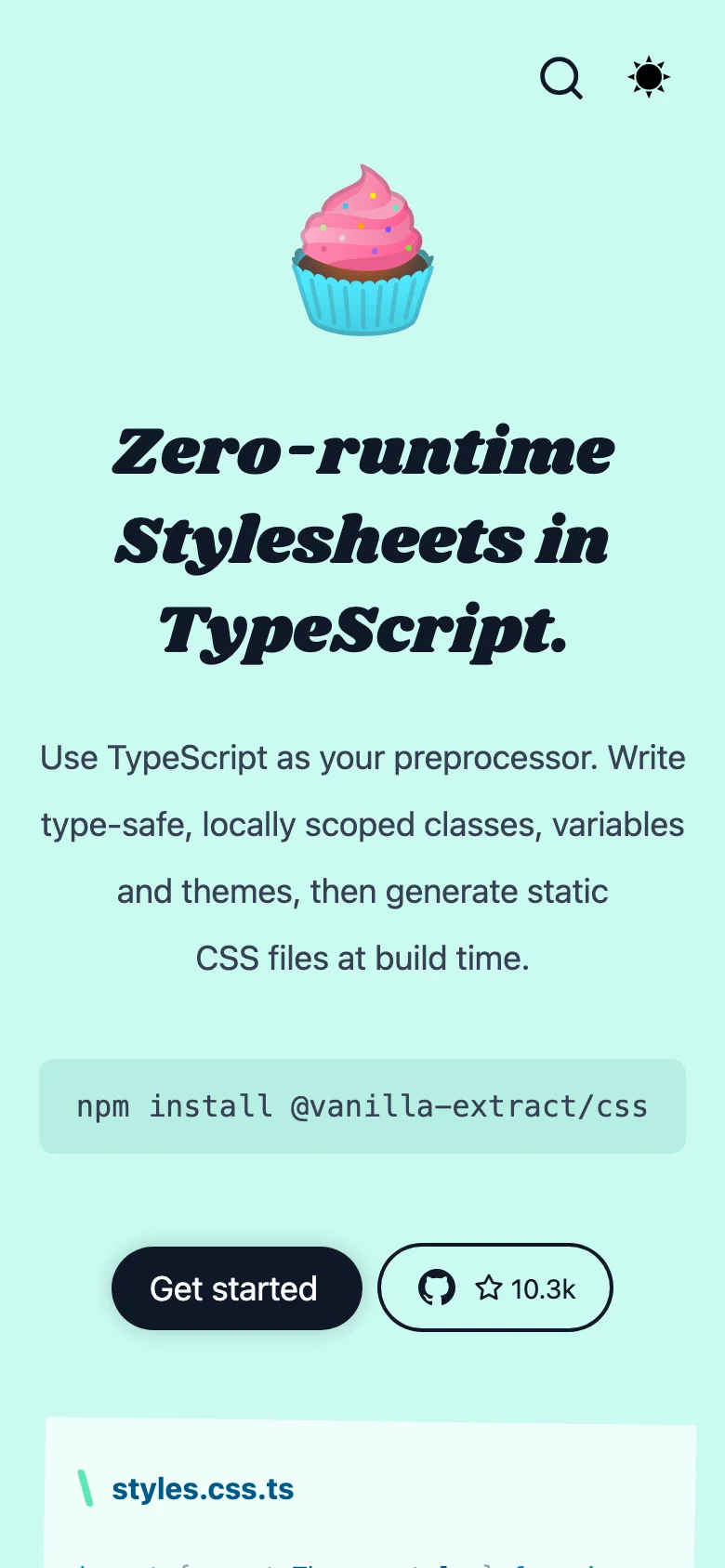 vanilla-extract — Móvil