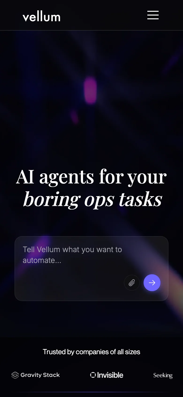 Vellum AI — Mobile