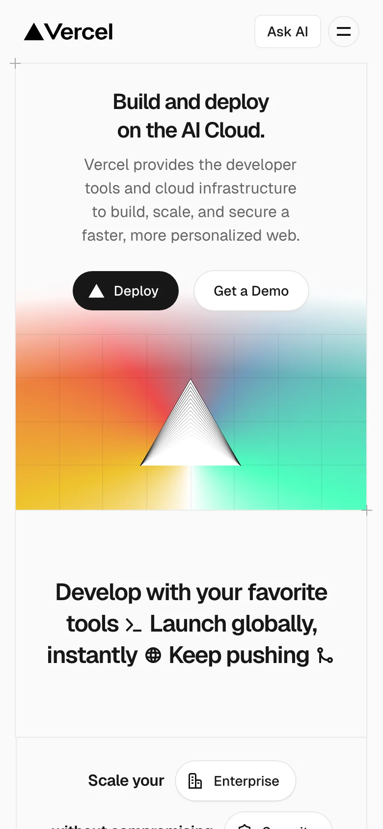 Vercel — الجوال