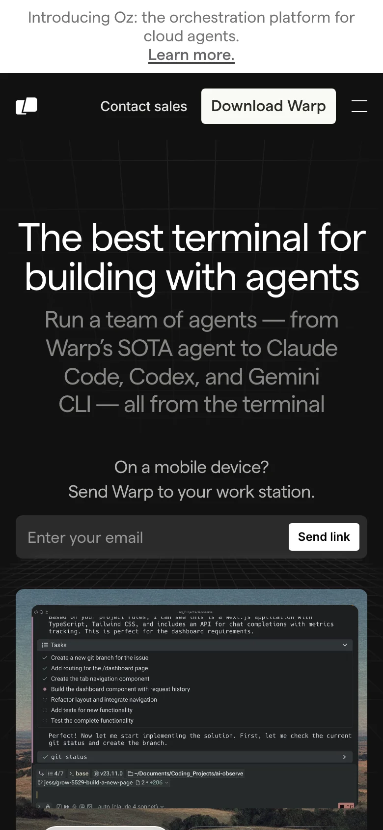 Warp — الجوال